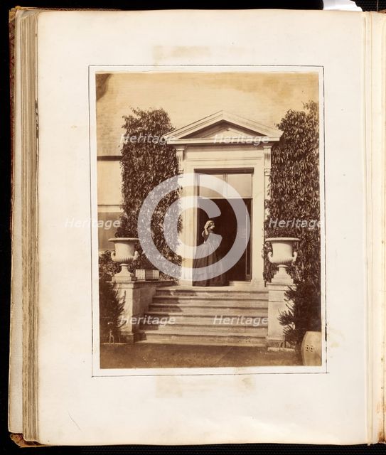 Untitled [woman in a doorway], 1849/60.  Creator: Unknown.