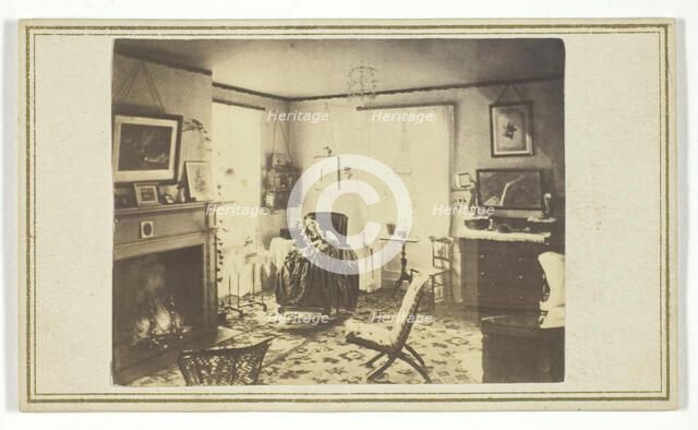 Untitled (Woman in Interior of House), 1846/99. Creator: J. C. Spooner.