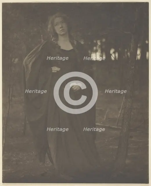 Untitled [woman in the woods], 1901/05.  Creator: Clarence H White.