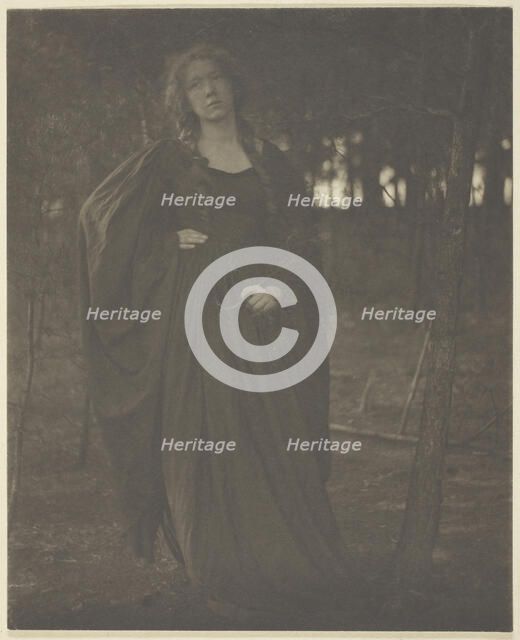 Untitled [woman in the woods], 1901/05.  Creator: Clarence H White.