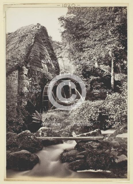 Untitled [watermill], 1860/94.  Creator: Francis Bedford.