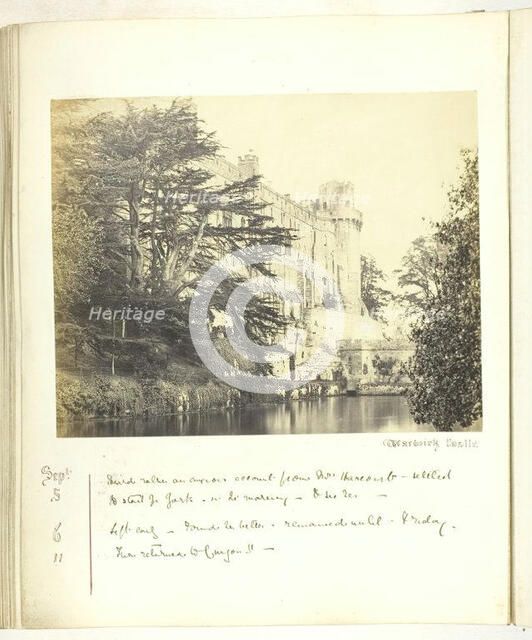 Untitled [Warwick Castle], 1868.  Creator: Georgina Cowper.