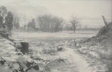 Untitled (Winter Landscape), c. 1900. Creator: William B. Post (American, 1857-1925)