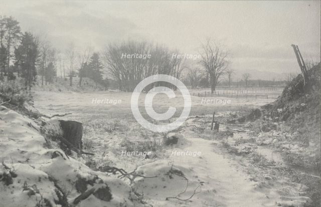 Untitled (Winter Landscape), c. 1900. Creator: William B. Post (American, 1857-1925).
