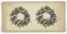 Untitled [wreath], mid 19th century. Creator: William W. Culver
