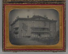 Untitled (Wyoming House Hotel, Scranton, PA), 1852. Creator: Unknown