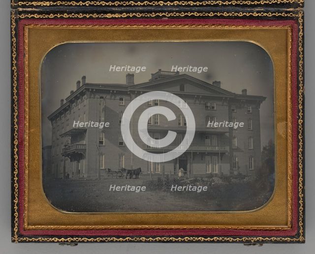 Untitled (Wyoming House Hotel, Scranton, PA), 1852. Creator: Unknown.