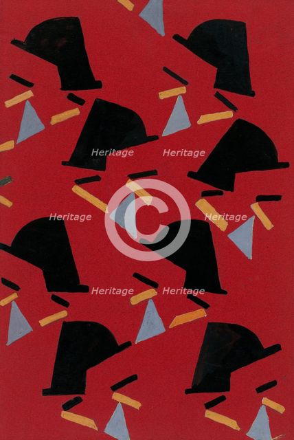 Untitled (Textile design no II),  c1925. Creator: Frances Hodgkins.