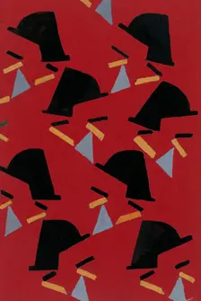 Untitled (Textile design no II), c1925. Creator: Frances Hodgkins