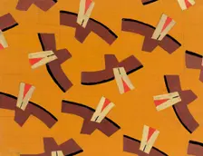Untitled (Textile design no III), c1925. Creator: Frances Hodgkins