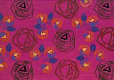 Untitled (Textile design no V), c1925. Creator: Frances Hodgkins