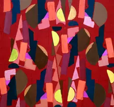 Untitled (Textile design no VI), c1925. Creator: Frances Hodgkins