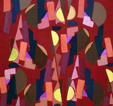 Untitled (Textile design no VI), c1925. Creator: Frances Hodgkins