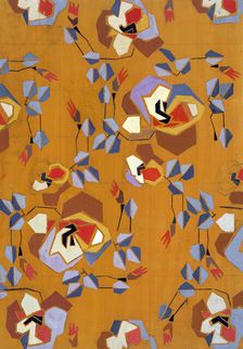 Untitled (Textile design no VII), c1925. Creator: Frances Hodgkins
