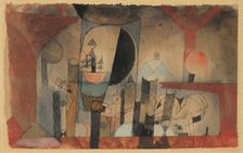 Untitled (The Man of the Journey), 1918. Creator: Klee, Paul (1879-1940)