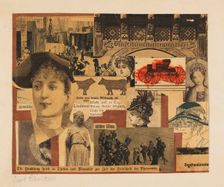 Untitled (The action takes place in Thebes), 1922. Creator: Schwitters, Kurt (1887-1948)