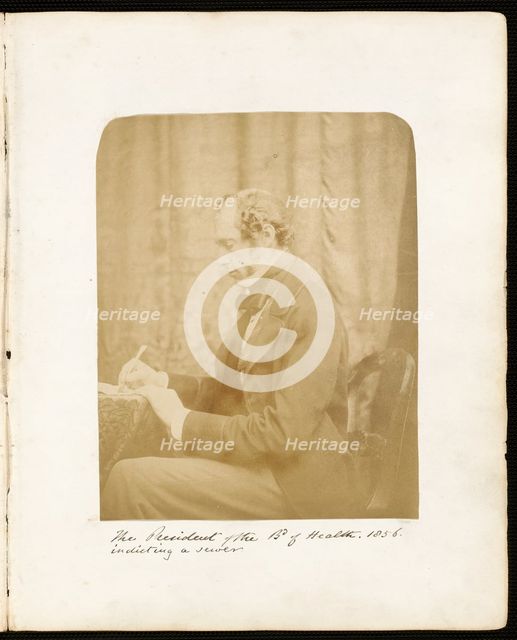 Untitled (The President of the Board of Health), 1856. Creator: Unknown.