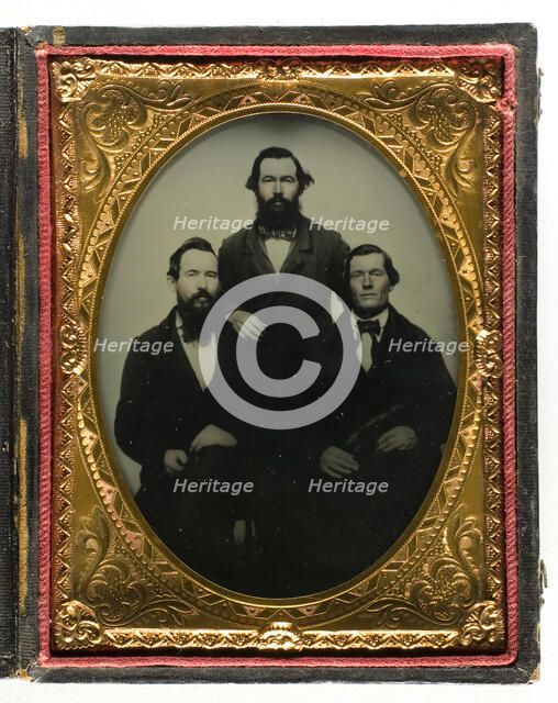 Untitled (Three Men), 1839/99. Creator: Unknown.