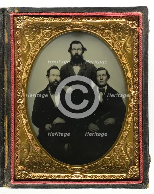 Untitled (Three Men), 1839/99. Creator: Unknown.