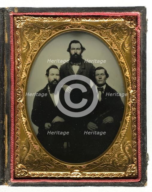 Untitled (Three Men), 1839/99. Creator: Unknown.