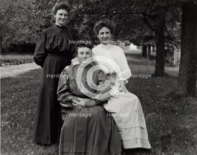 Untitled (Three Women), c1900, printed 1980. Creator: Unknown.