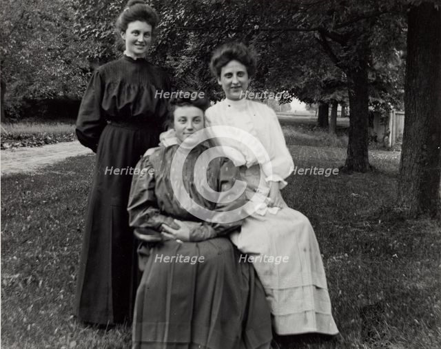 Untitled (Three Women), c1900, printed 1980. Creator: Unknown.