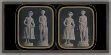 Untitled (Two Statues), 1853. Creator: Louis Jules Duboscq-Soleil