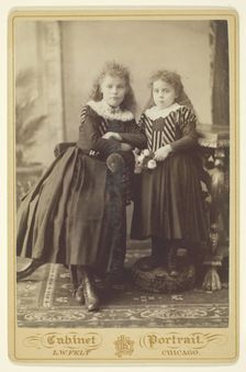 Untitled (Two Sisters), 1870/90. Creator: L. W. Felt