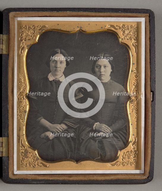 Untitled (Two Women), 1839/60. Creator: Unknown.