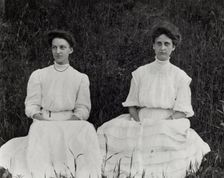 Untitled (Two Women in White), c1900, printed 1980. Creator: Wendell Hotter