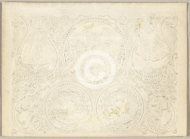 Untitled Valentine (Cupid on the Back of a Dog), 1850/59. Creator: George Meek.