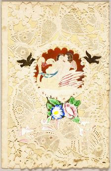 Untitled Valentine (Children, Swans, and Butterflies), 1860/69. Creator: John Windsor