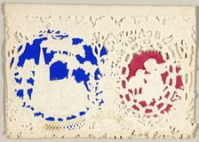 Untitled Valentine (Church and Putti), c. 1850. Creator: Thomas Wood
