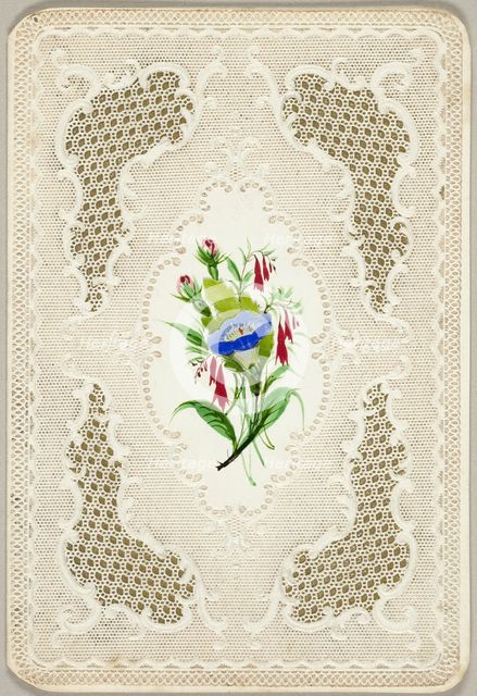 Untitled Valentine (Flowers), 1840/50. Creator: Unknown.