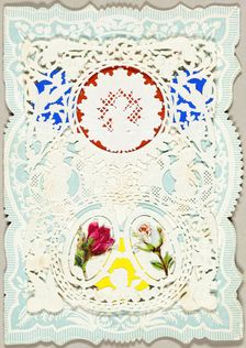 Untitled Valentine (Flowers and Putti), 1850/70. Creator: Mullord Brothers