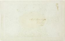 Untitled Valentine (Gold Ship in Wreath), 1845/50. Creator: Joseph Mansell