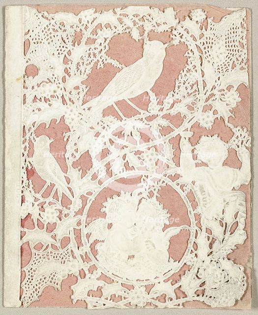 Untitled Valentine (Putti and Birds), 1860/69. Creator: Thomas Wood.