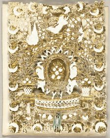 Untitled Valentine (Putti Surrounding a Cameo), 1855/59. Creator: G. Ingram