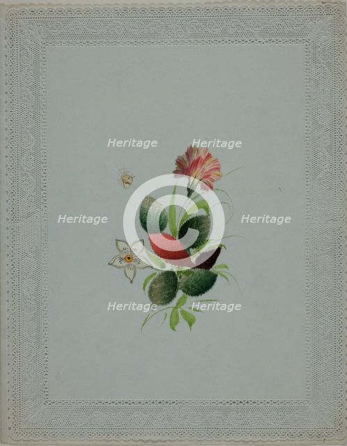 Untitled Valentine (Pink and White Flowers), n.d. Creator: Unknown.