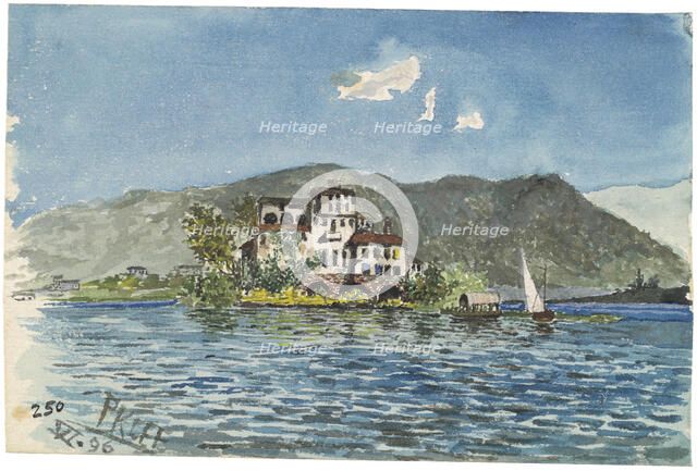 Untitled (Villa at Langensee), 1896. Creator: Klee, Paul (1879-1940).