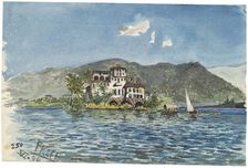 Untitled (Villa at Langensee), 1896. Creator: Klee, Paul (1879-1940)