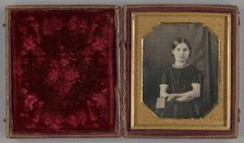 Untitled (Young Girl Holding Photograph), 1839/99. Creator: Unknown