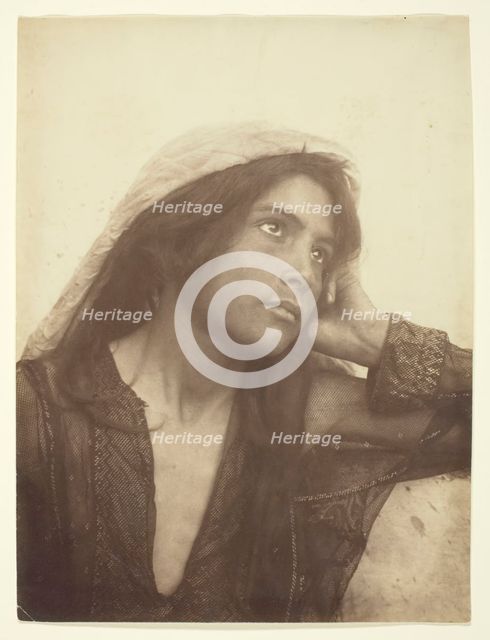 Untitled [young woman], c. 1890.  Creator: Count Wilhelm von Gloeden.