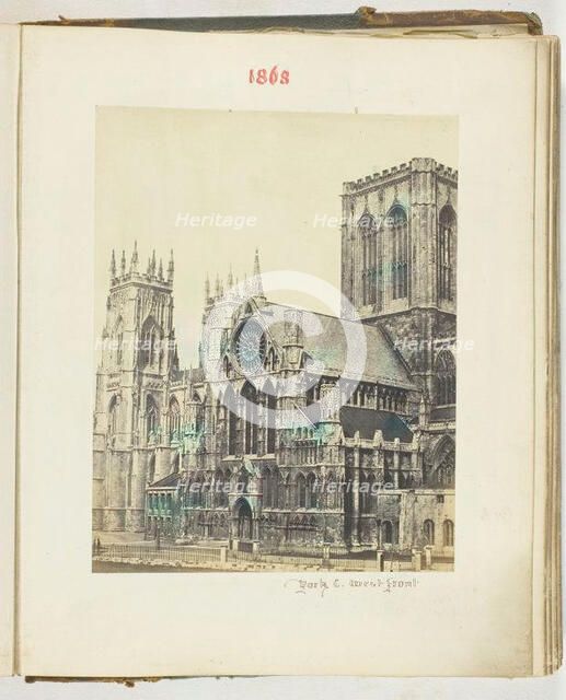 Untitled [York Minster], 1855/68.  Creator: Georgina Cowper.