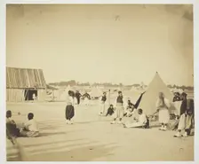 Untitled (Zouaves), 1857. Creator: Gustave Le Gray