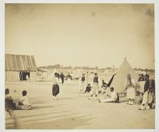 Untitled (Zouaves), 1857. Creator: Gustave Le Gray