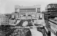 Unveiling Memorial; Rome; June 4, 1911 in honour of Victor Emmanuel, 1911. Creator: Bain News Service