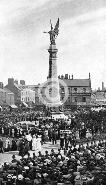 Unveiling the Northumberland War Memorial, 1908-1909.Artist: George Frank