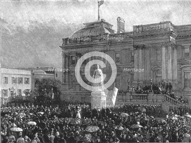 ''Unveiling the Queen's Statue at Capetown, South Africa', 1890. Creator: Unknown.