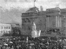 'Unveiling the Queen's Statue at Capetown, South Africa 1890. Creator: Unknown